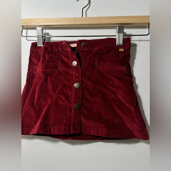 Zara kids Velvet skirt Size 4 - Picture 1 of 3